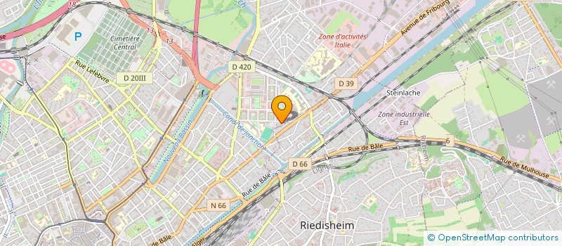 localisation de l'entreprise THE YOGA PROJECT  MULHOUSE