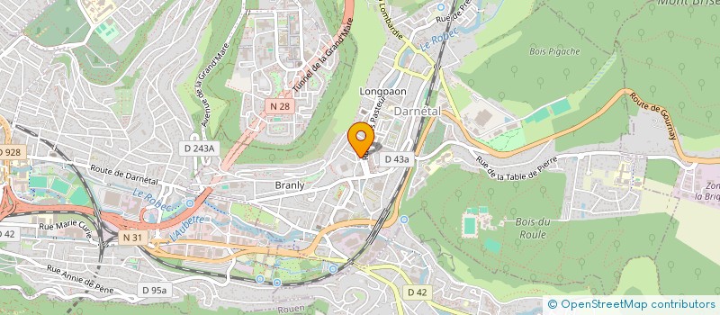 localisation de l'entreprise THE Z  DARNETAL