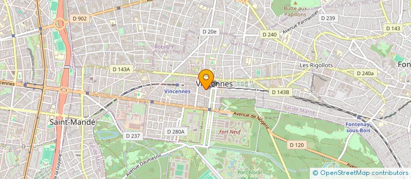 localisation de l'entreprise THE Z DISTRIBUTION  VINCENNES