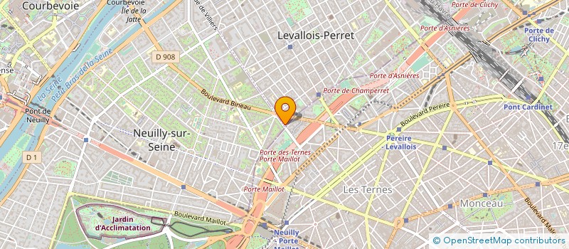 localisation de l'entreprise THE7CGROUP à LEVALLOIS-PERRET