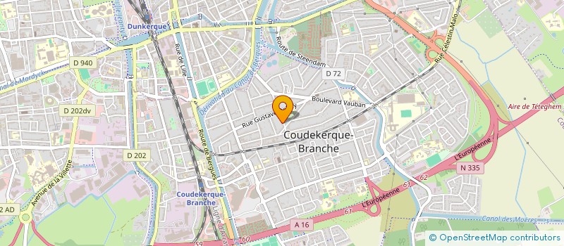 localisation de l'entreprise THEA  COUDEKERQUE-BRANCHE