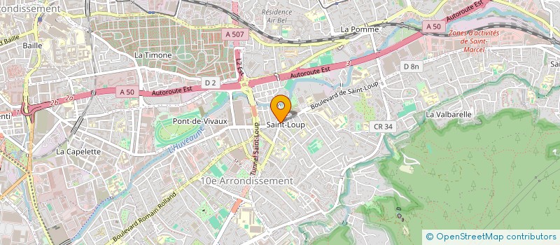localisation de l'entreprise THEA à MARSEILLE