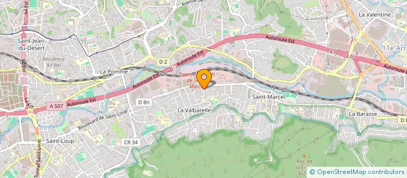 localisation de l'entreprise THEA BEAUTE  MARSEILLE