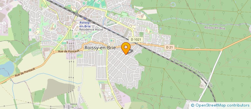 localisation de l'entreprise THEA & CO  ROISSY-EN-BRIE