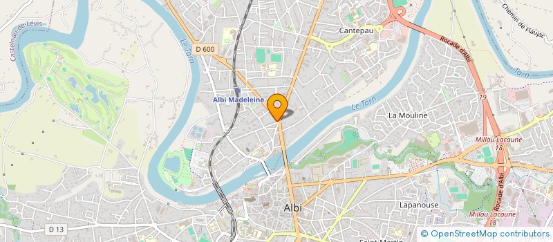 localisation de l'entreprise THEA RITH à ALBI