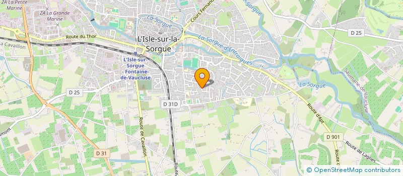 localisation de l'entreprise THEA SERVICES à L'ISLE-SUR-LA-SORGUE