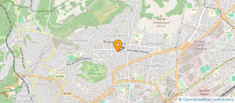 localisation de l'entreprise THEA THERAPEUTIQUE ET APPLICATIONS à CLERMONT-FERRAND
