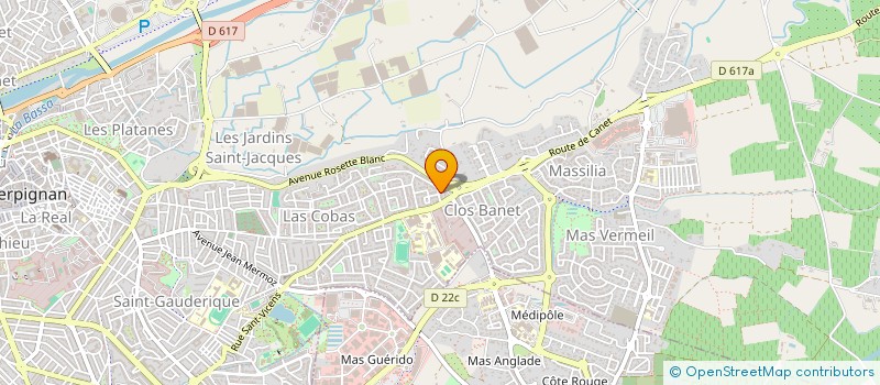 localisation de l'entreprise THEACINE à PERPIGNAN