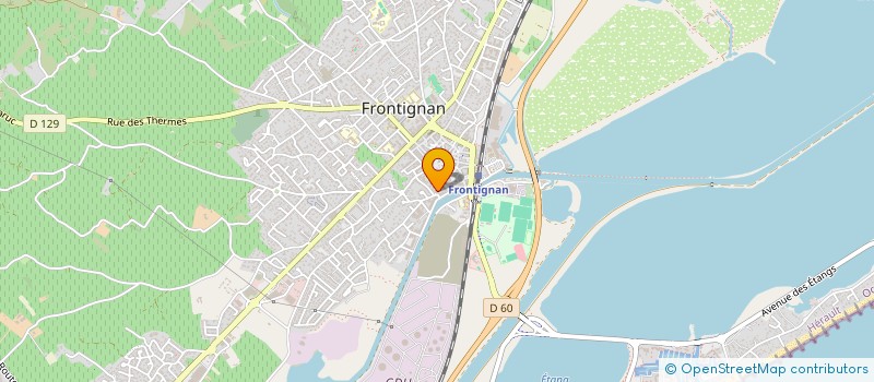 localisation de l'entreprise THEADOR à FRONTIGNAN