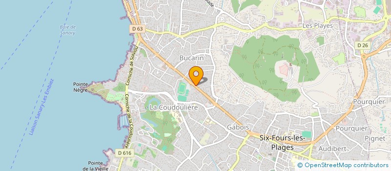 localisation de l'entreprise THEALIS à SIX-FOURS-LES-PLAGES