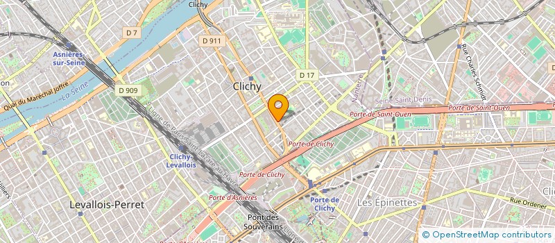 localisation de l'entreprise THEALLIES à CLICHY