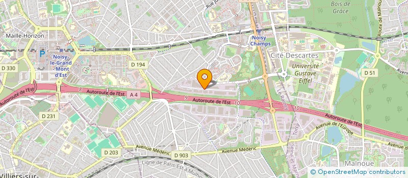 localisation de l'entreprise THEAM TECHNOLOGIE HOLDING  NOISY-LE-GRAND