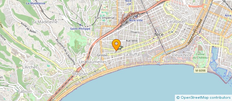 localisation de l'entreprise THEANA à NICE