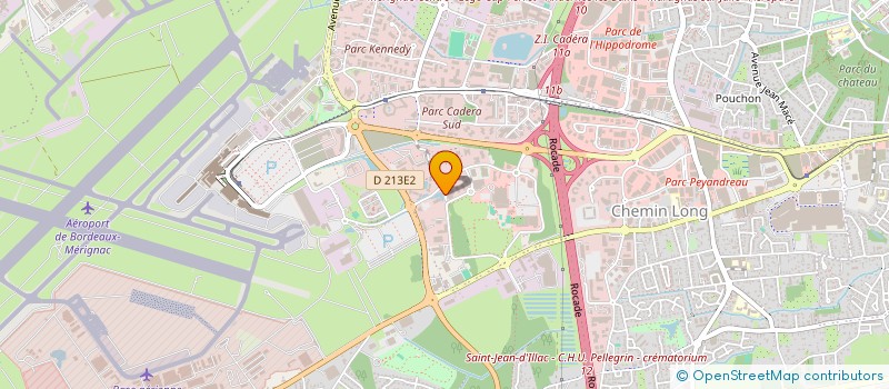 localisation de l'entreprise THEANO  MERIGNAC