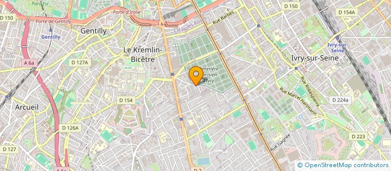 localisation de l'entreprise THEATR'ALL  LE KREMLIN-BICETRE