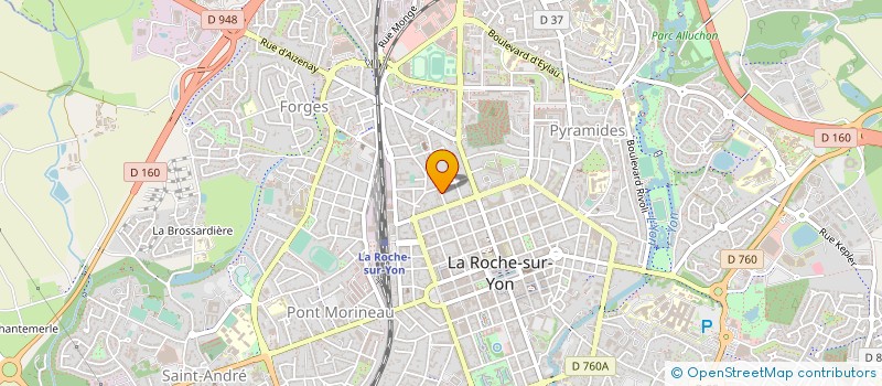 localisation de l'entreprise THEATR'HAPPE à LA ROCHE-SUR-YON