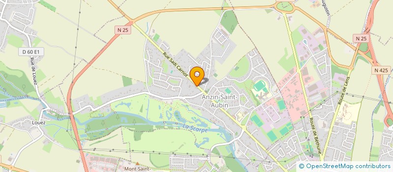 localisation de l'entreprise THEATRA  ANZIN-SAINT-AUBIN