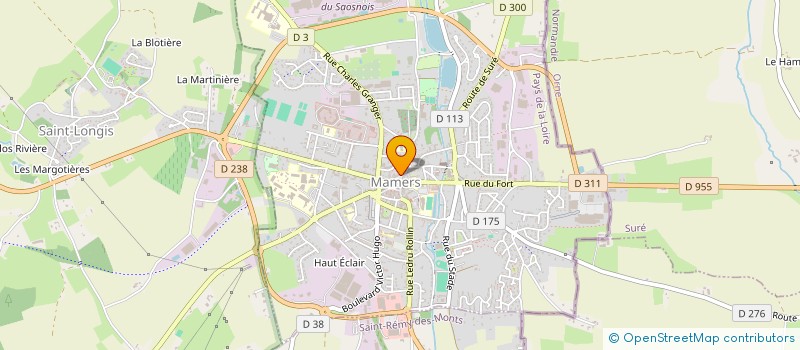 localisation de l'entreprise THEATRALE COIFFURE  MAMERS