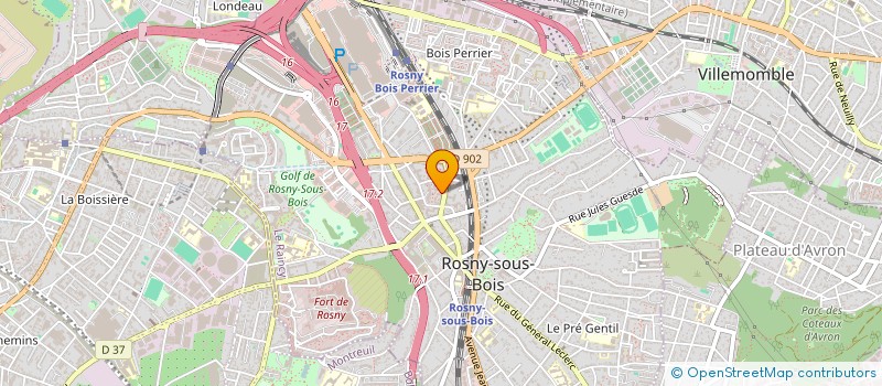 localisation de l'entreprise THEATRE 23 à ROSNY-SOUS-BOIS