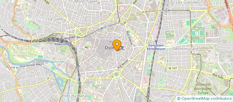 localisation de l'entreprise THEATRE à DIJON