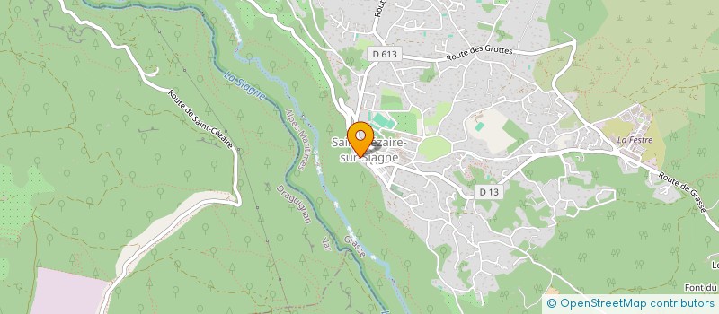 localisation de l'entreprise THEATRE A LA SOURCE à SAINT-CEZAIRE-SUR-SIAGNE