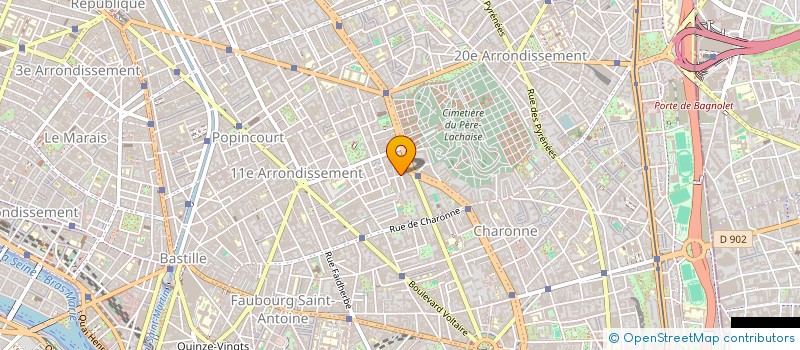 localisation de l'entreprise THEATRE A SIX ROUES  PARIS