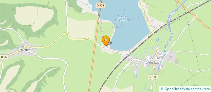 localisation de l'entreprise THEATRE ACTIF à VILLEGUSIEN-LE-LAC