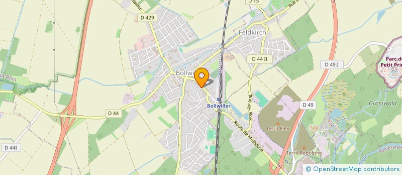 localisation de l'entreprise THEATRE ALSACIEN DE BOLLWILLER  BOLLWILLER