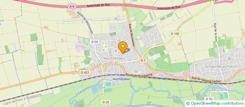localisation de l'entreprise THEATRE ALSACIEN DE HOCHFELDEN  HOCHFELDEN