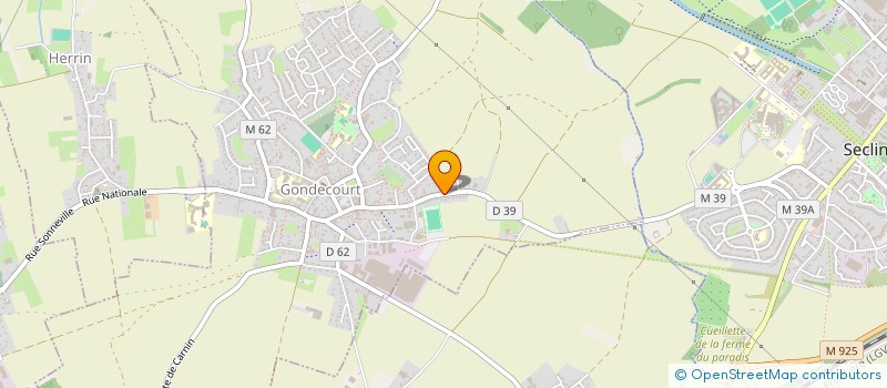 localisation de l'entreprise THEATRE AMATEUR GONDECOURTOIS  GONDECOURT