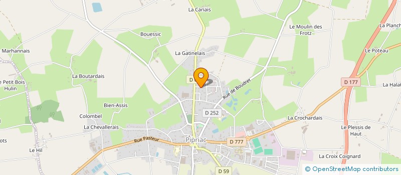 localisation de l'entreprise THEATRE AMATEUR PIPRIAC à PIPRIAC