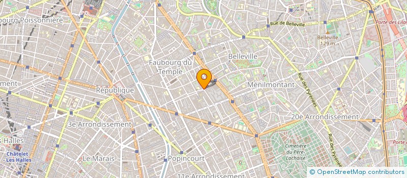 localisation de l'entreprise THEATRE AMBULANT LA GRIOTTE  PARIS