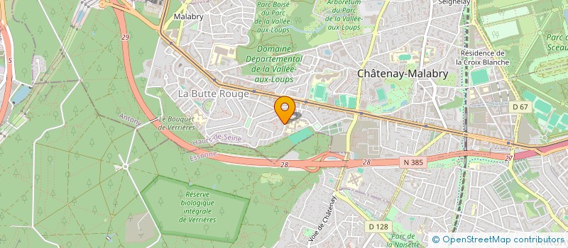 localisation de l'entreprise THEATRE ARCHET  CHATENAY-MALABRY