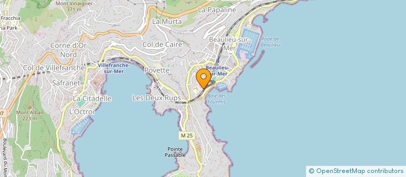 localisation de l'entreprise THEATRE & ARTS BURLESQUES  BEAULIEU-SUR-MER