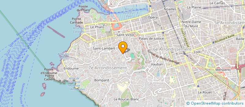 localisation de l'entreprise THEATRE AU CHOEUR  MARSEILLE