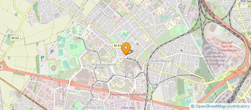 localisation de l'entreprise THEATRE AU TROT à STRASBOURG