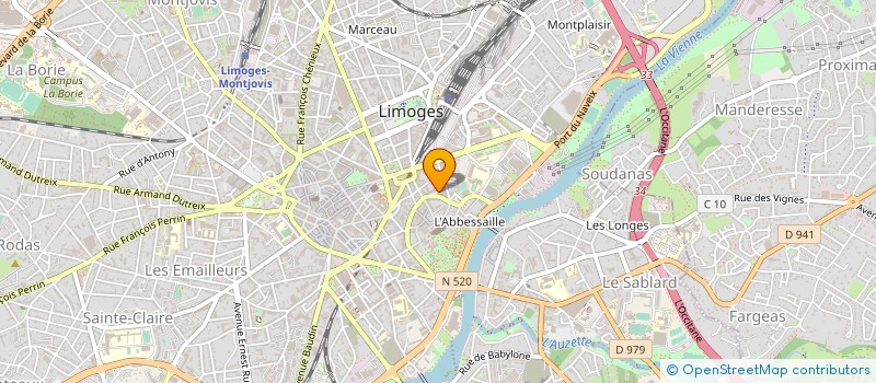 localisation de l'entreprise THEATRE CARCAGNOL  LIMOGES