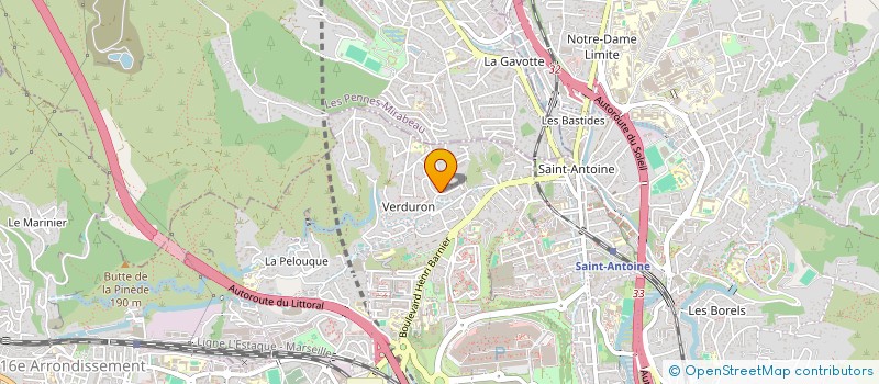 localisation de l'entreprise THEATRE CONJUGUE à MARSEILLE