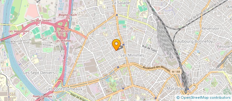 localisation de l'entreprise THEATRE CORNET A DES à TOULOUSE