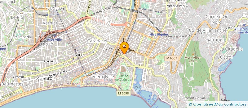 localisation de l'entreprise THEATRE D' AETHER  NICE