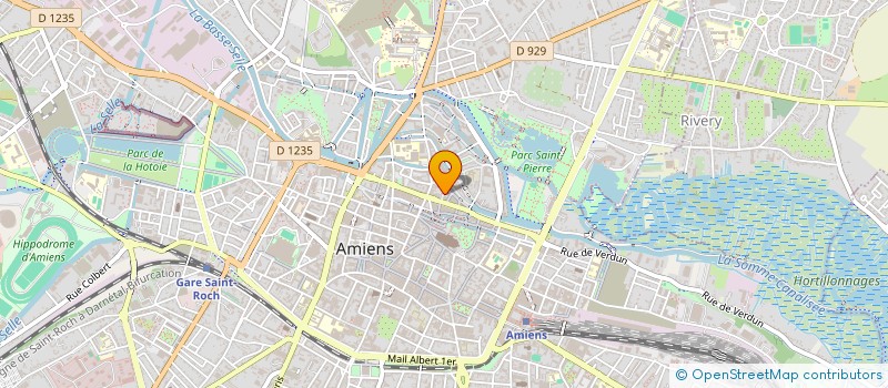localisation de l'entreprise THEATRE D ANIMATION PICARD à AMIENS
