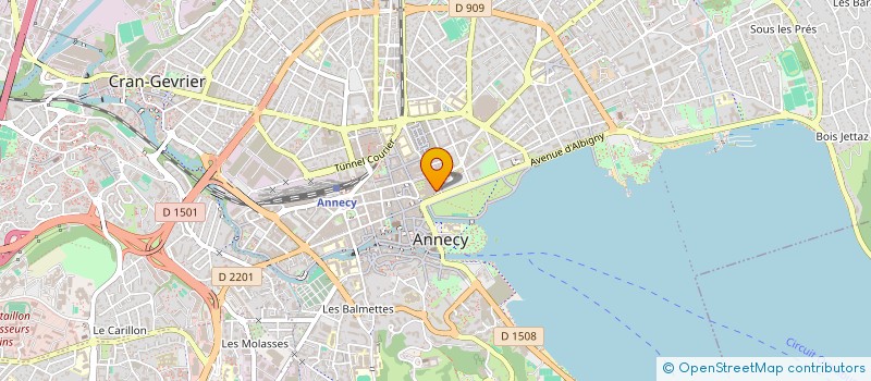 localisation de l'entreprise THEATRE D'ANNECY à ANNECY