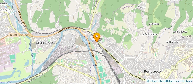 localisation de l'entreprise THEATRE D ART AU COEUR DE L AQUITAINE à PERIGUEUX