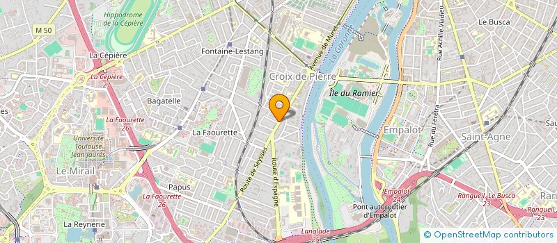 localisation de l'entreprise THEATRE D'ART DU SUD OUEST  TOULOUSE