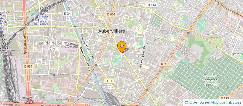 localisation de l'entreprise THEATRE D'AUBERVILLIERS à AUBERVILLIERS