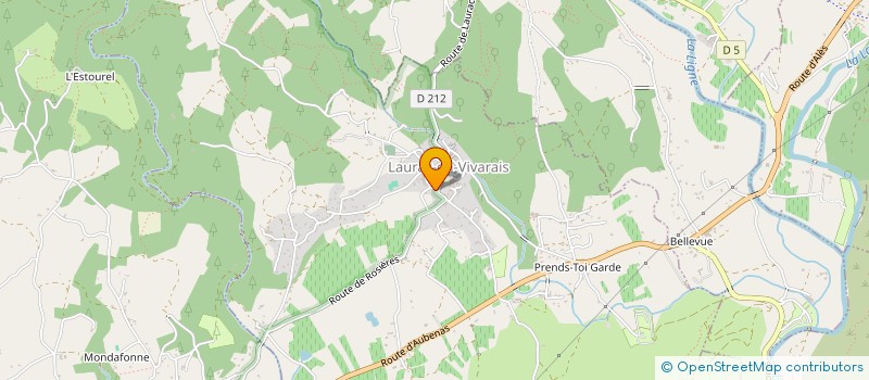 localisation de l'entreprise THEATRE D'AUJOURD'HUI  LAURAC-EN-VIVARAIS