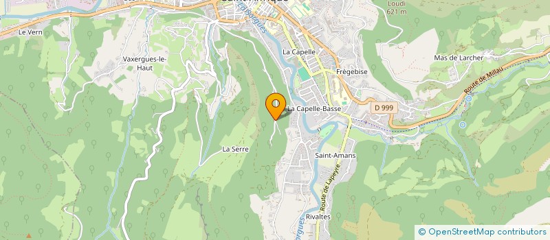 localisation de l'entreprise THEATRE D'OMBRE LA LUCIOLE ECARLATE  SAINT-AFFRIQUE