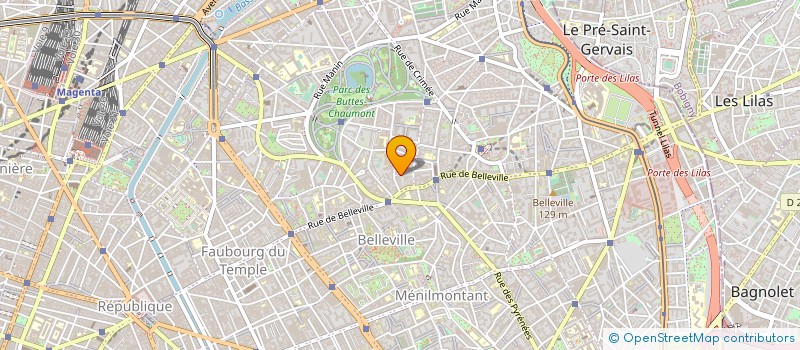 localisation de l'entreprise THEATRE DANSE OMBRE  PARIS