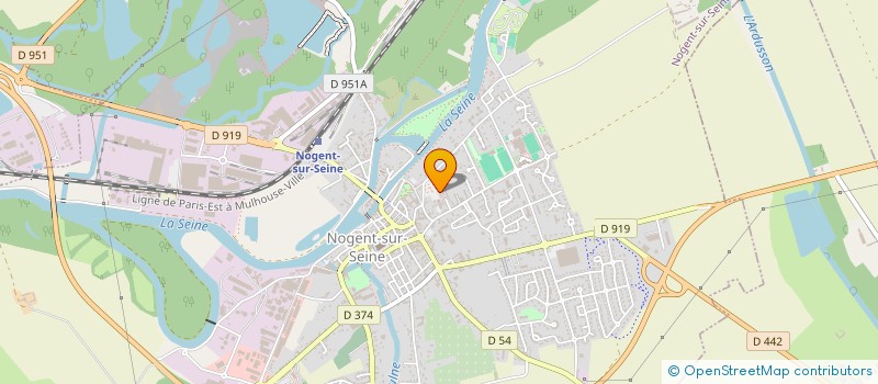 localisation de l'entreprise THEATRE DE BOHEME  NOGENT-SUR-SEINE