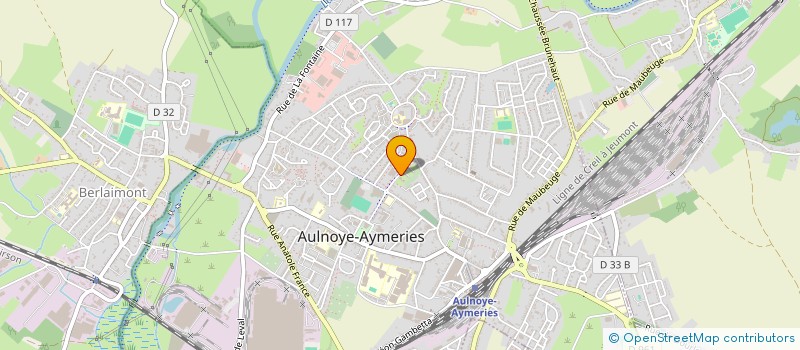 localisation de l'entreprise THEATRE DE CHAMBRE à AULNOYE-AYMERIES